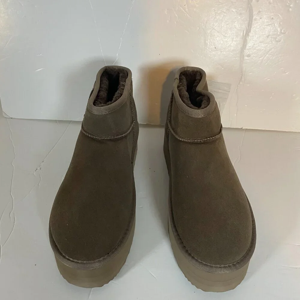 DREAM PAIRS Shearling-lined Winter Women's Ankle Boots Size 11